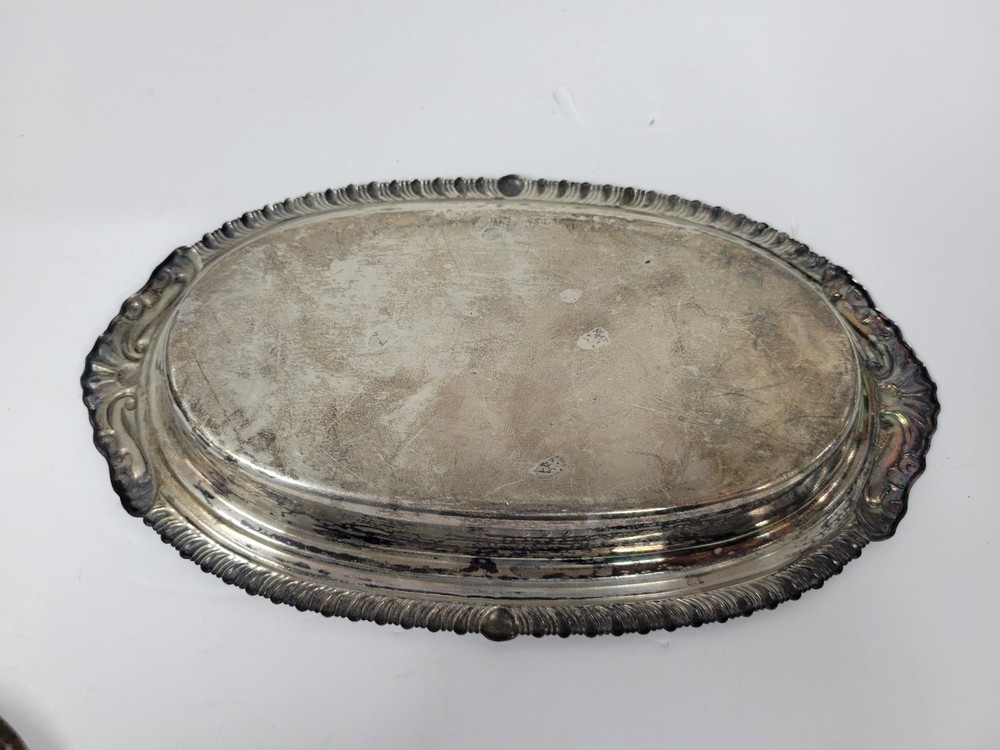 Sheridan Covered Butter Server Silver Plated with lid - No insert