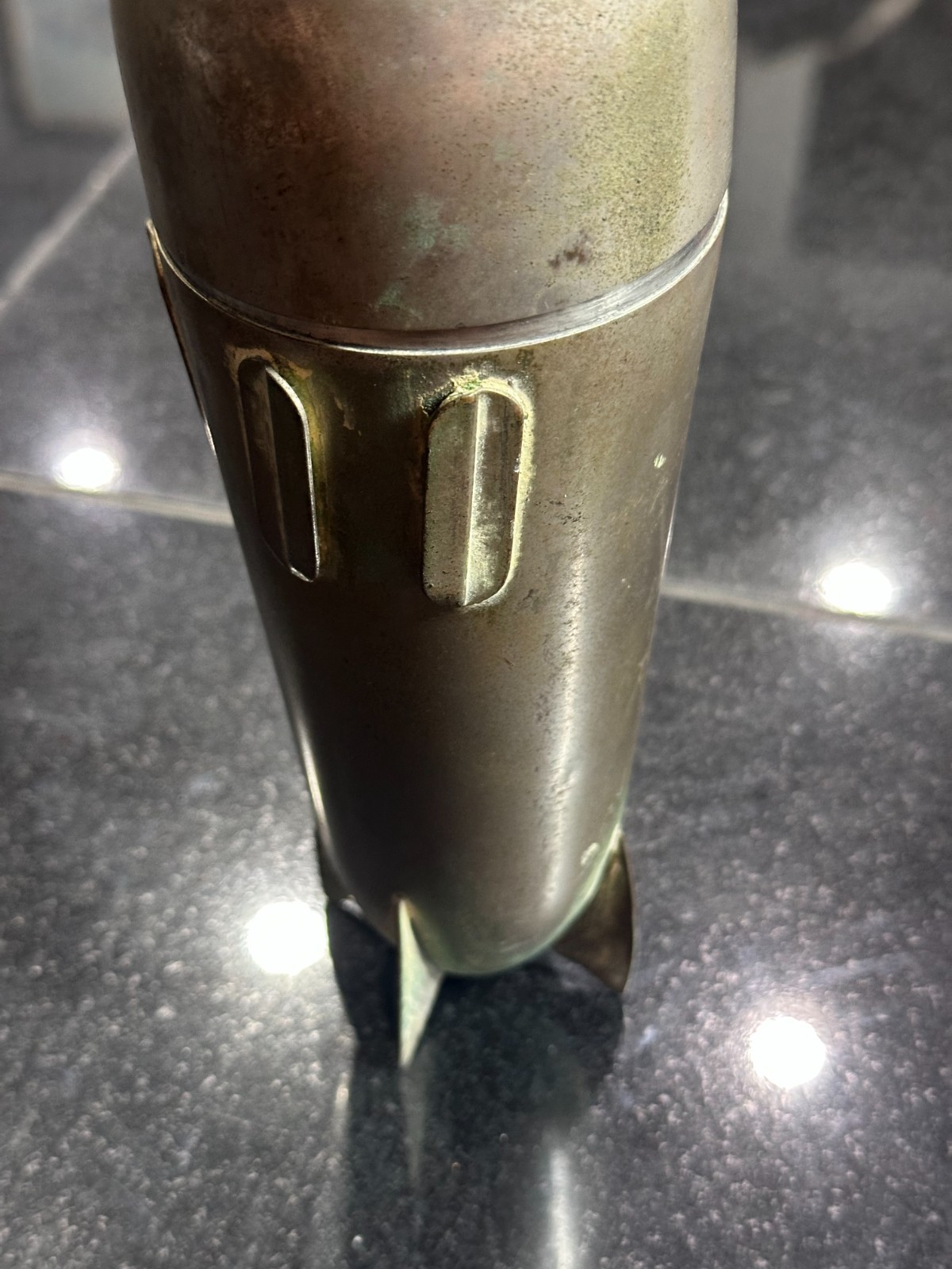 Antique D.R.G.M. Germany Art Deco Zeppelin Cocktail Shaker Set