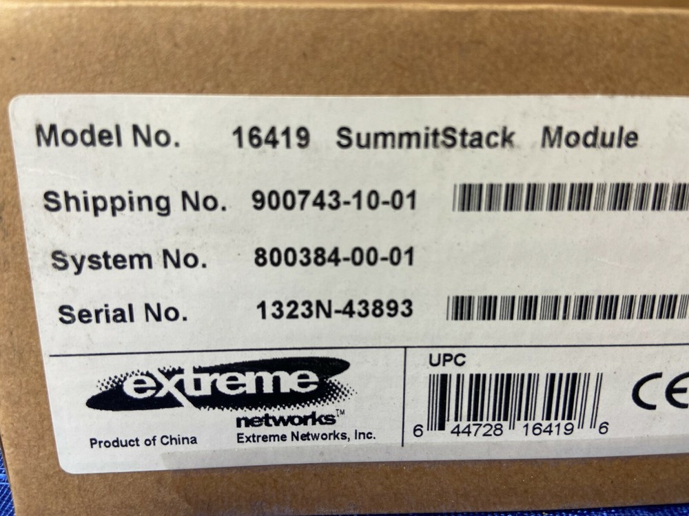Extreme Networks Summit Stack Module 16419