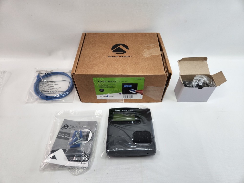 Pyramid PPDLAUBKN TimeTrax Automated Proximity Time Attendance No Touch Clock