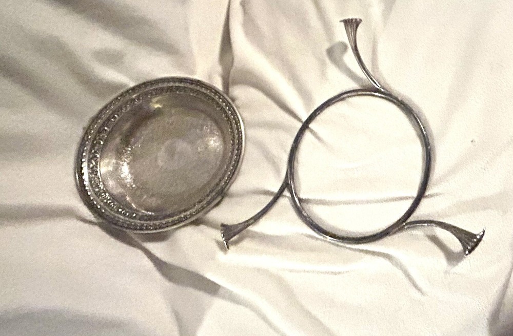 Silver Plated Candy Dish: Reed & Barton 2pc Item