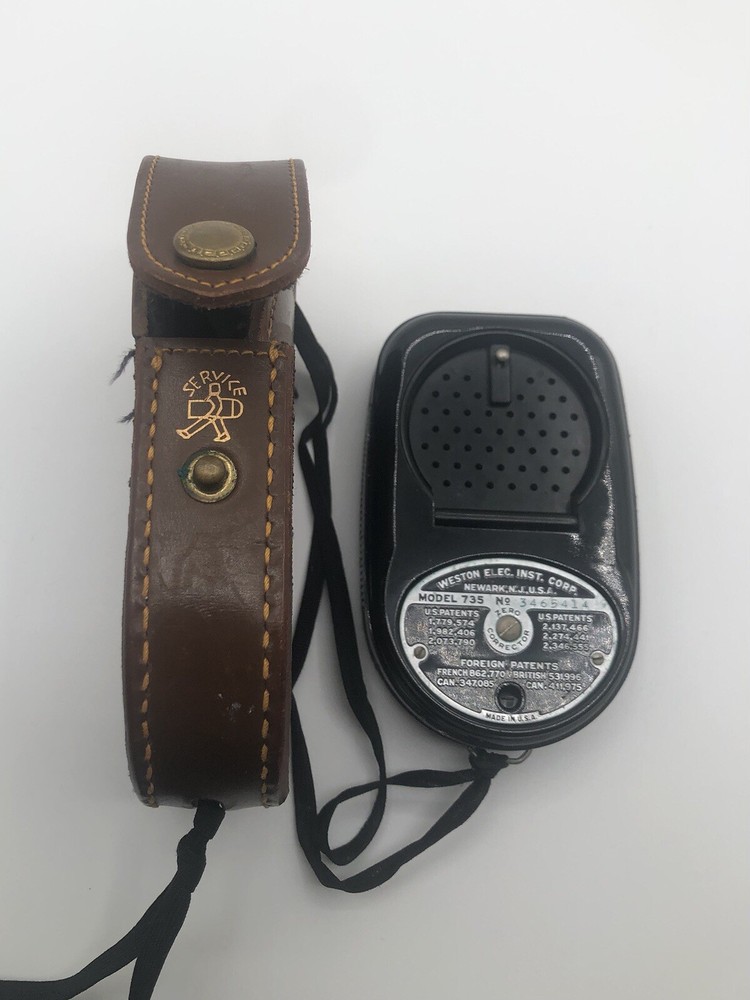 Weston Master II Universal Exposure Meter Model 735 w/ Original Leather Case