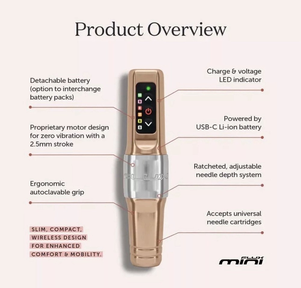 Flux Mini Machine Gold 2.5 stroke [Authentic] Made in USA