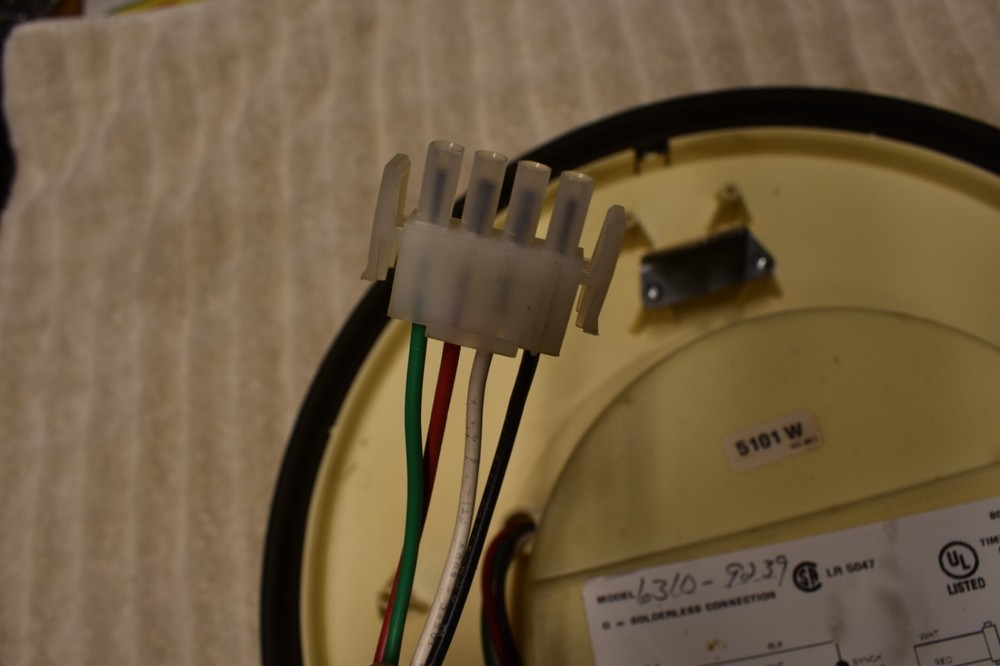 Simplex 12” Wall Clock with Plastic Lens Model 6310 9239