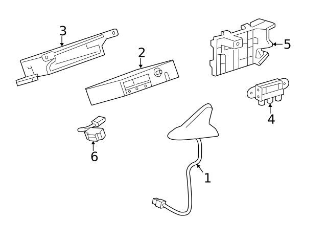 Genuine GM Mobile Phone Control Module Bracket 13275573