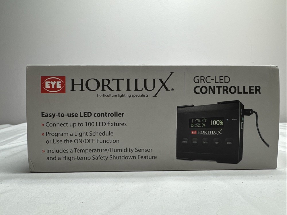 EYE Hortilux GRC-LED Grow Room Light Kit Controller Temperature Sensor NEW