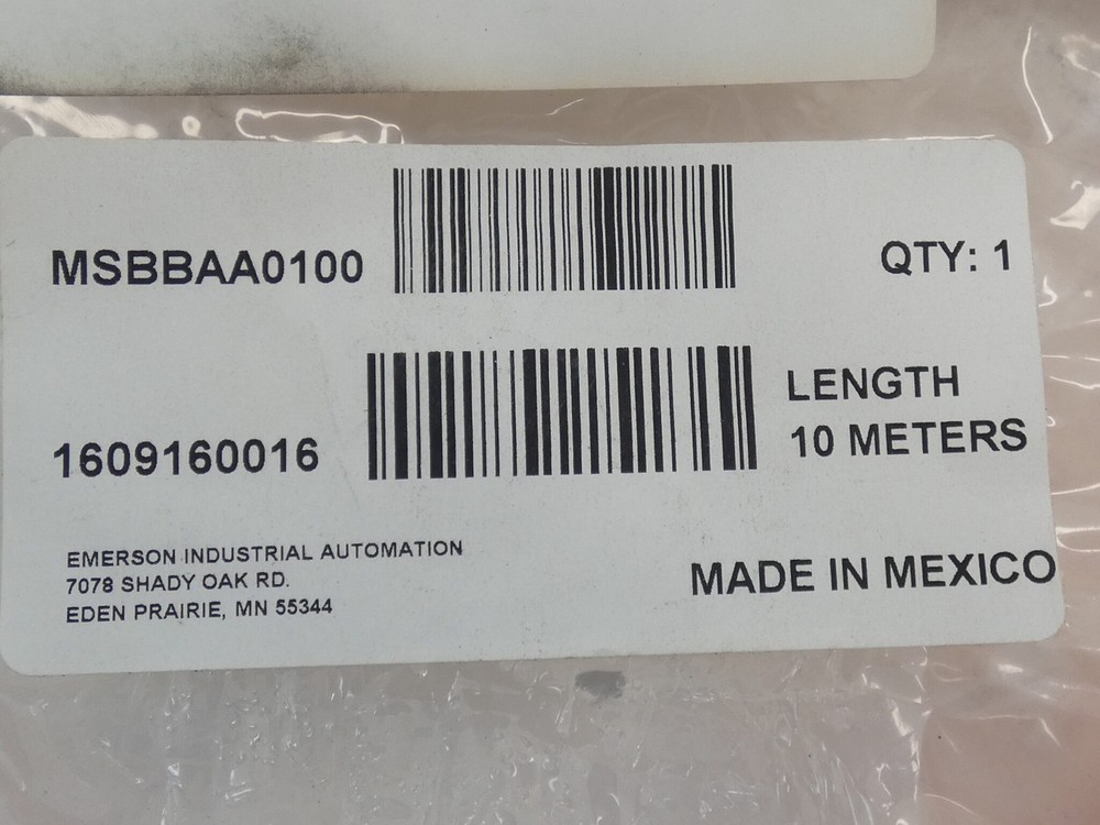 Nidec MSBBAA0100 Servo Cable, 10M - NEW Surplus!