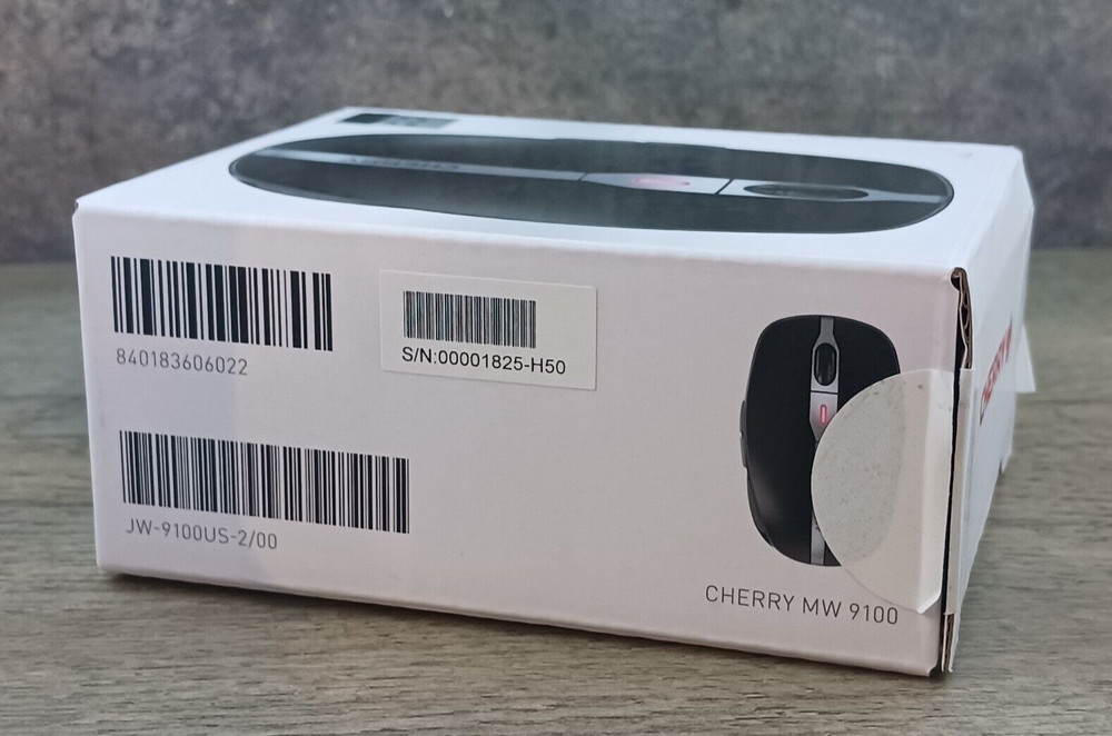 Cherry MW 9100 USB Wireless Mouse Bluetooth 6 Button Scroll Wheel 2400Dpi Black