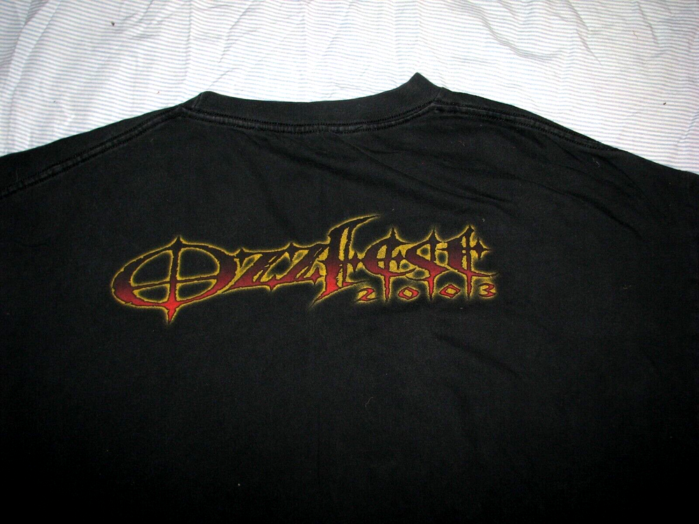 Men's Vintage (XXL) OZZFEST 2003 (Ozzy Osbourne, Marilyn Manson) T-Shirt
