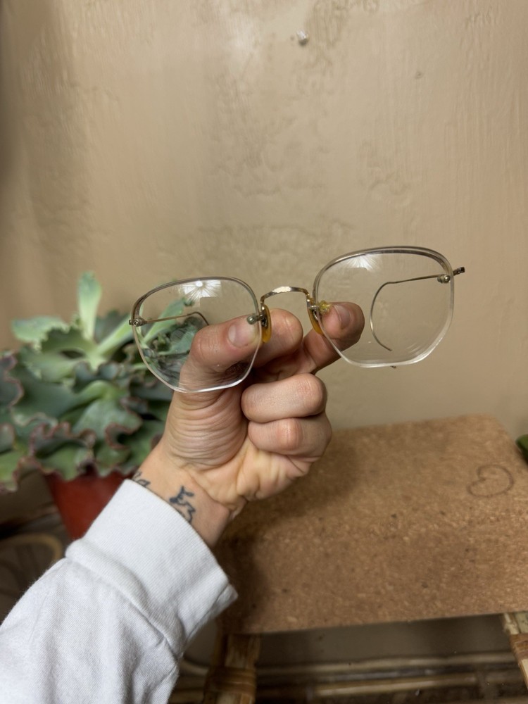Vintage Wire Bifocals with Case