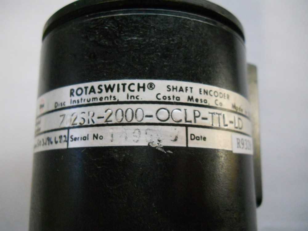 ROTASWITCH SHAFT ENCODER 702SR-2000-OCLP-TTL-LD