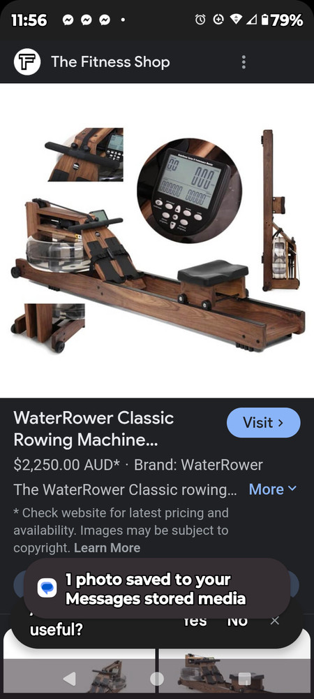 Hydro Gym Oar Machine