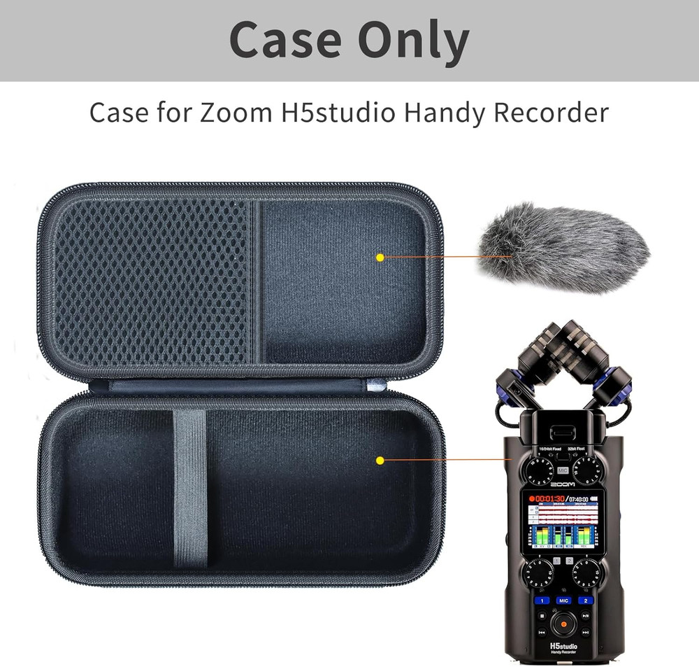 Case Compatible with Zoom H5Studio Handy Recorder Microphone Only