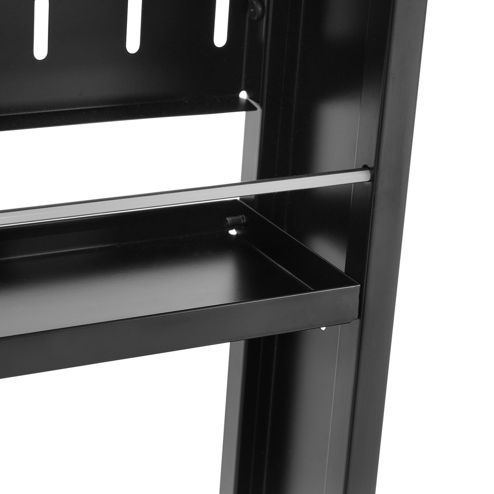3-Tier Wall-Mounted Storage Rack with 6 Hooks for Kitchen & Home Use
