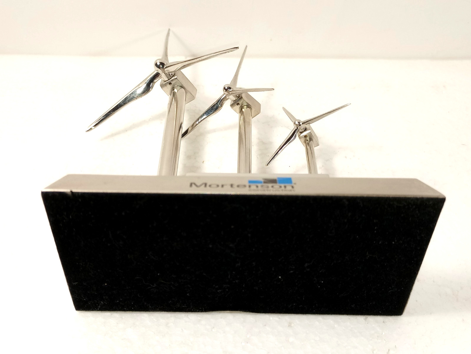 Wind Turbine Blades Business Card Desk Display Mortenson Construction