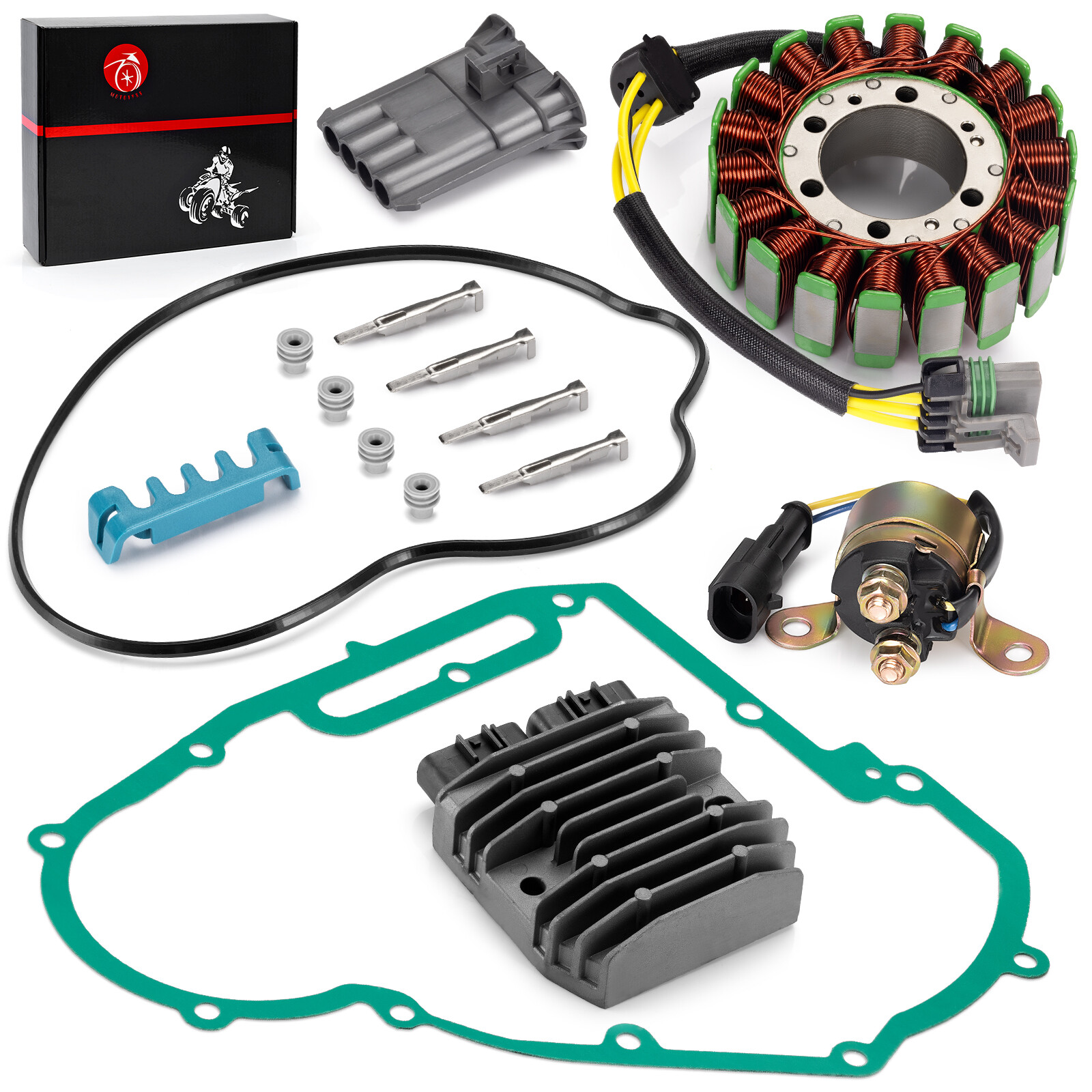 2011 2012-2017 for Polaris Ranger 800 Stator & Rectifier & Starter Relay Gasket