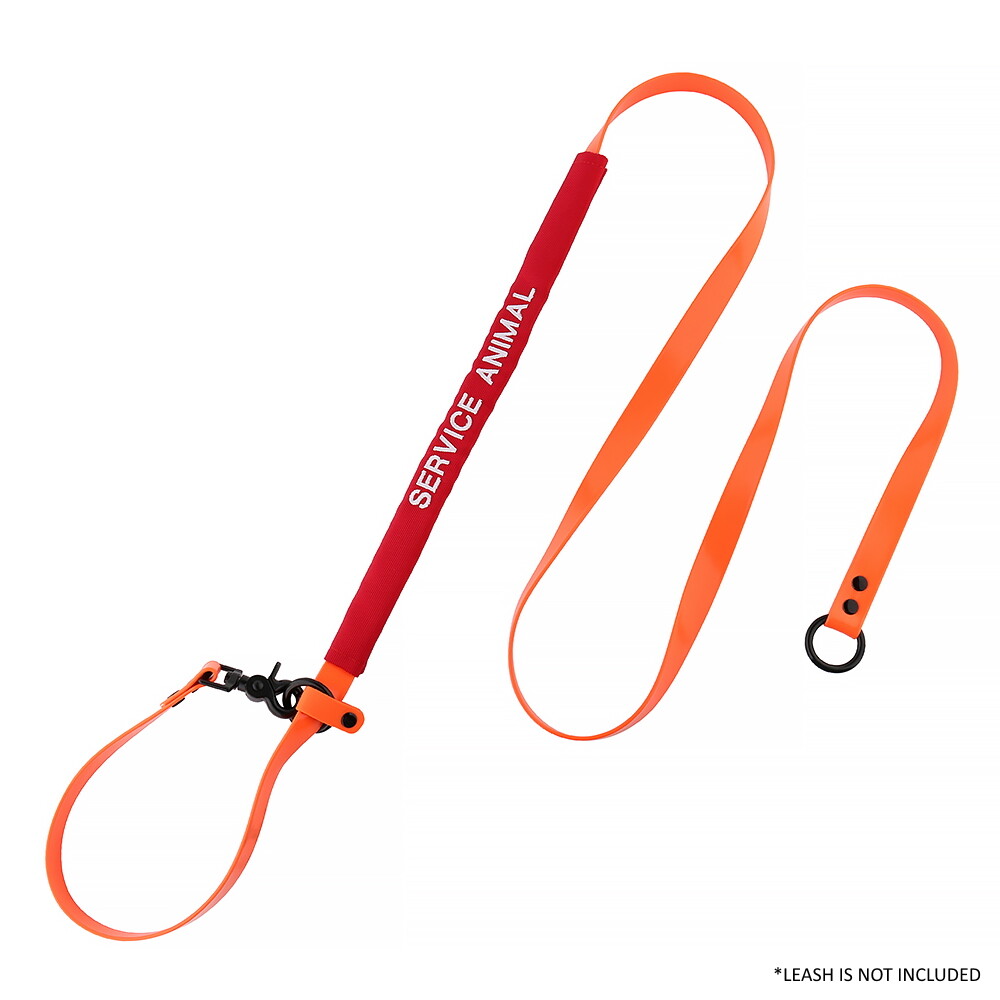 Service Animal Leash Sleeve Wrap Embroidered Cuff Service Dog ALL ACCESS CANINE