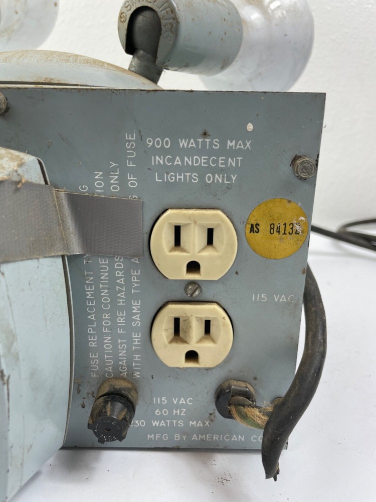 Vintage Ocular Intrustion Sensor Omni Audio Detection System Model: OC 1156