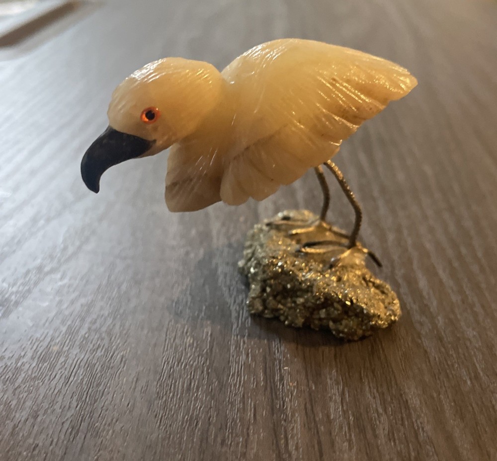 Stone Carved Bird from Brazil (Code 999)