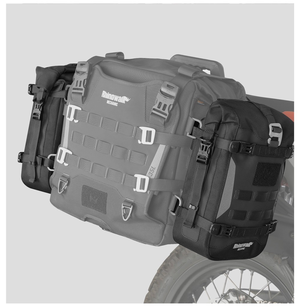Rhinowalk Motorcycle Crash Bar Bag Waterproof 6L PESupport Board Luggage Storage