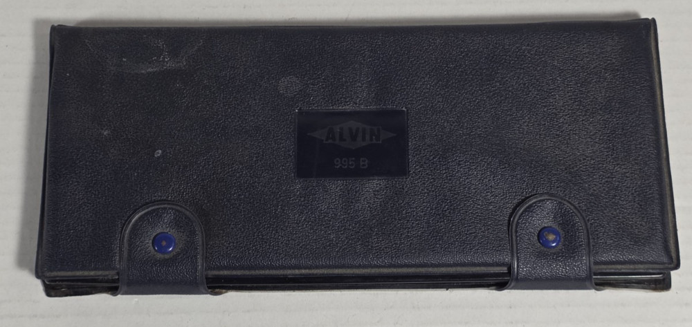 Alvin Precision Drawing Instruments Set in Case Compass 995B Germany - Read