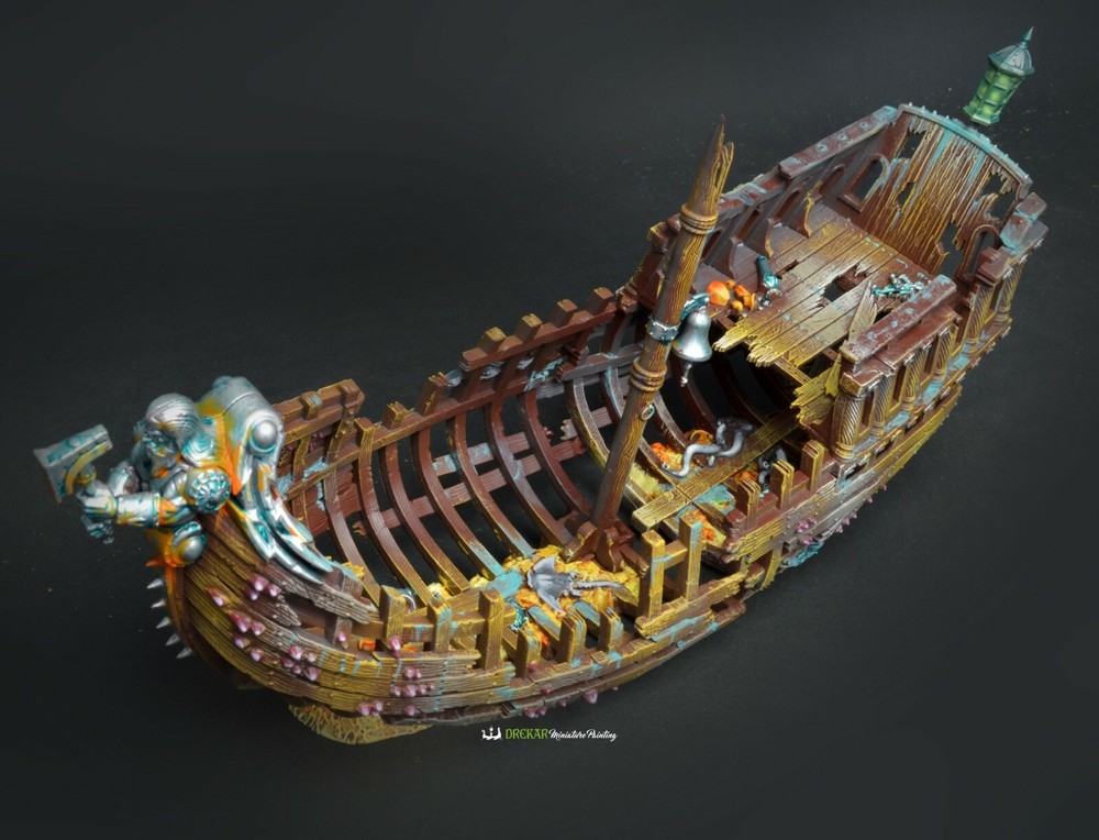 Etheric Vortex: Gloomtide Shipwreck Idoneth Deepkin ** COMMISSION **  painting