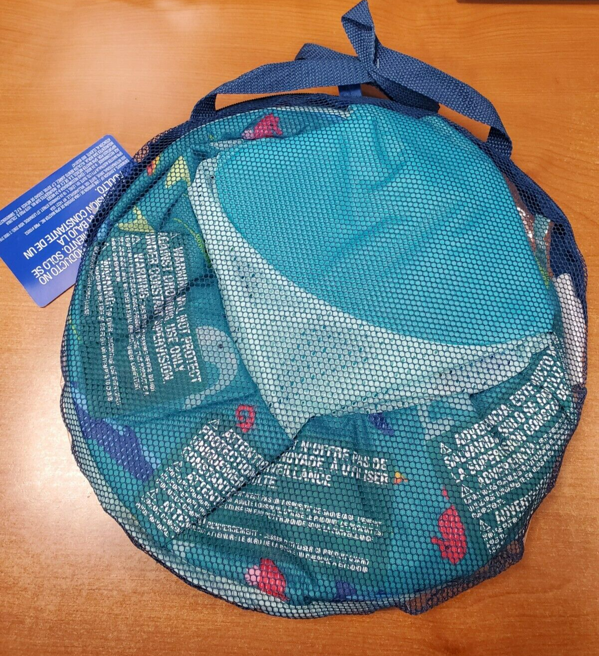 Swimways Premium Baby Springfloat With Sun Canopy Blue *9-24 Months* R5P1