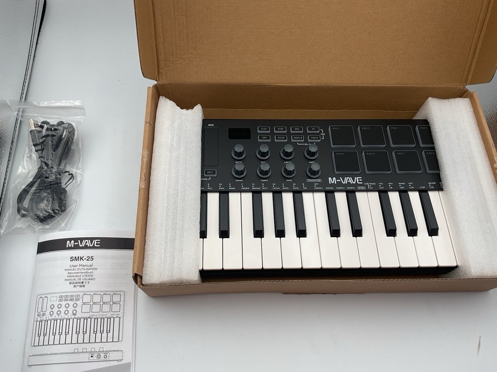 M- Vave Keyboard 25 Key Midi Control Keyboard