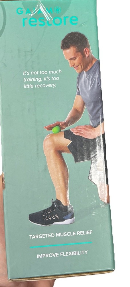 GAIAM Restore Stretch & Massage, Massage Ball & Stretch Strap Green