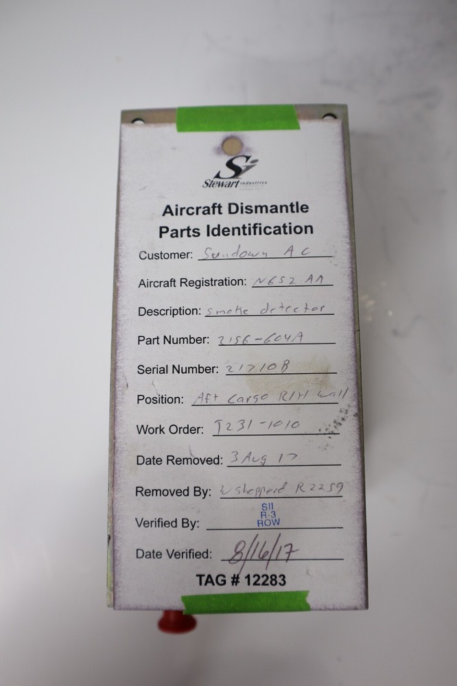 Autronics Model 2156 Smoke Detector Sensor 2156-604A