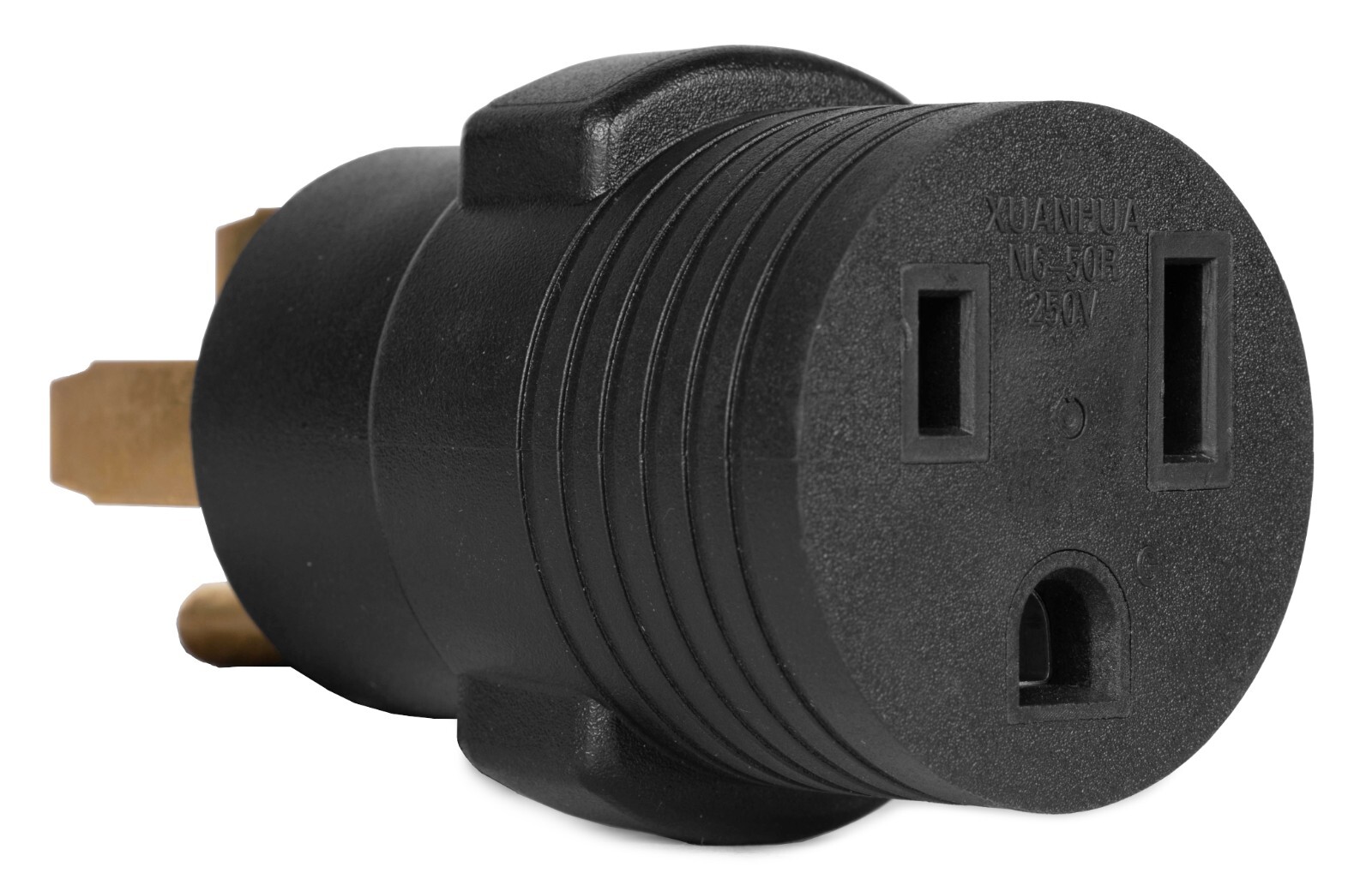 WEN GNA650 240V 50A NEMA 14-50P 4-Prong Plug to NEMA 6-50R 3-Prong Outlet