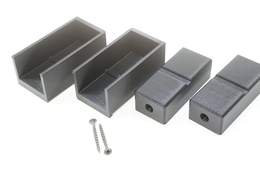 Custom Floating Wall Mount Shelf Bracket for Xbox One X Gaming Console Display