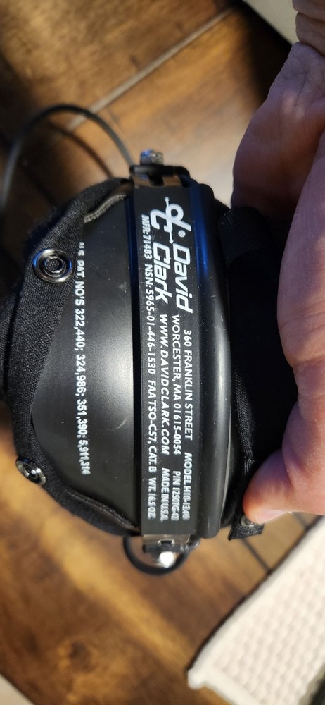 David Clark Aviation Headset