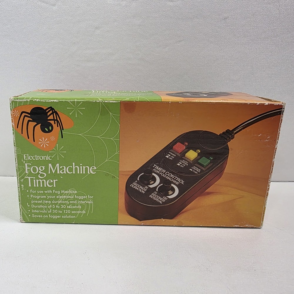 Electronic Fog Machine Timer with Box – Works, Adjustable Duration & Interval