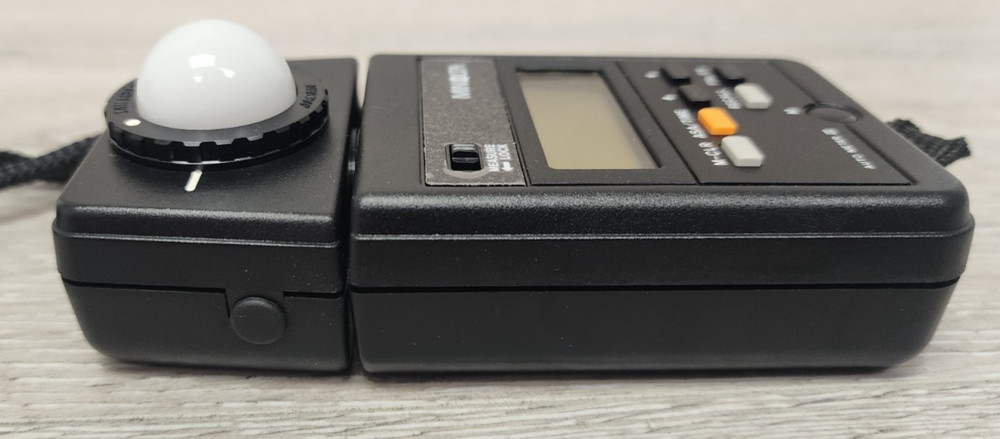 Minolta Auto Meter III 3 Handheld Light Exposure Meter With Case Tested Working