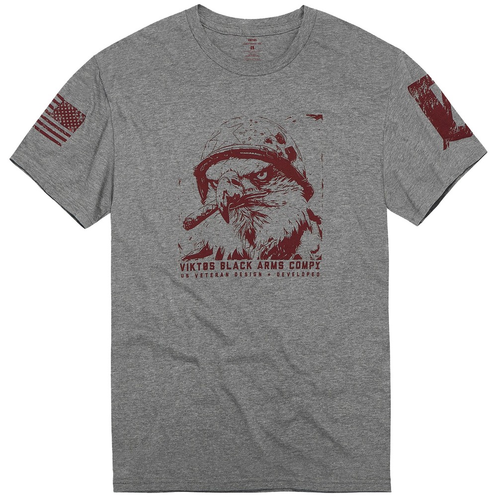 VIKTOS Men's Eagle Bravo Graphite Heather Tee (19241)