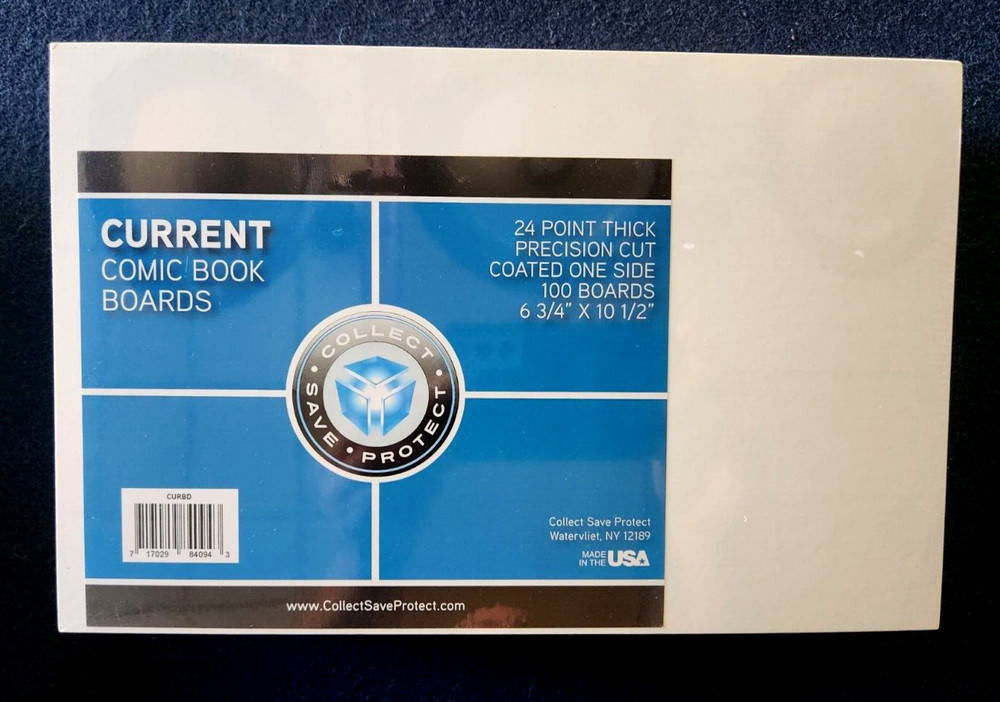 100 NEW CSP Current Comic Backing  Boards Modern Archival Comic Book Storage