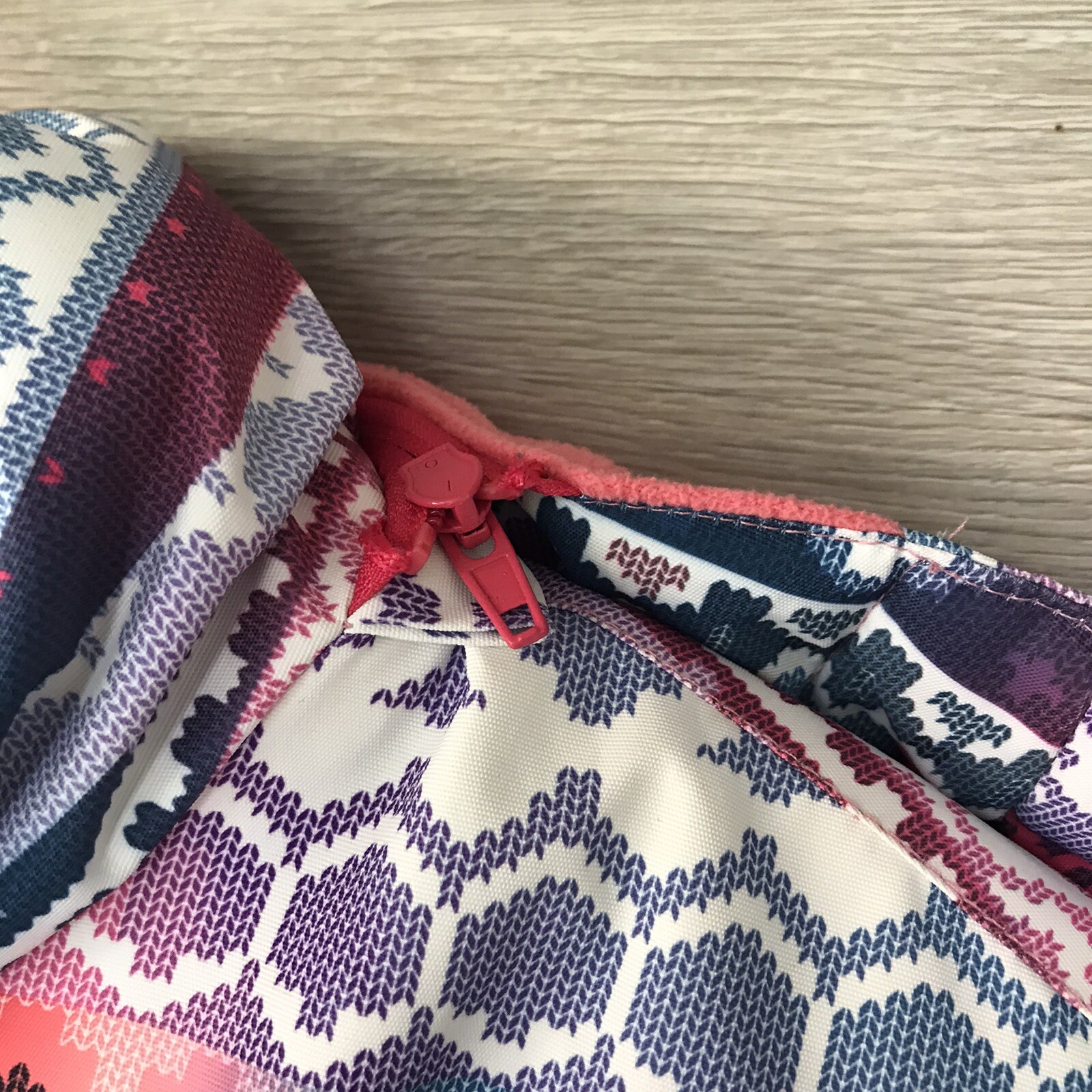 N.Z.B.Z Girls 12, Color Block Insulated Ski Jacket Hooded Winter Thick Coat