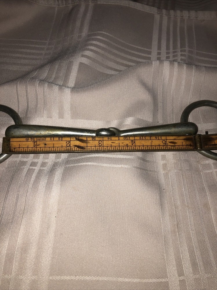 6” Steel Silver Star Snaffle Loose Ring 2.5”