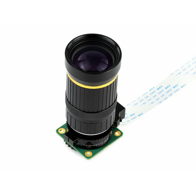 Waveshare 8-50mm Zoom Lens for Raspberry Pi High Quality Camera C-Mount