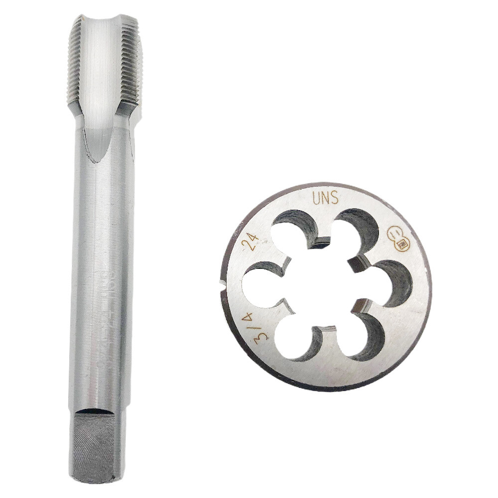 3/4-24 Tap and Die Set Right Hand 3/4 -24 Die RH 3/4 x 24 Tap Die 3/4"-24 HSS