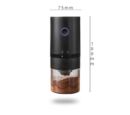 New Portable Ceramic Electric Coffee Grinder with TYPE-C USB Charge