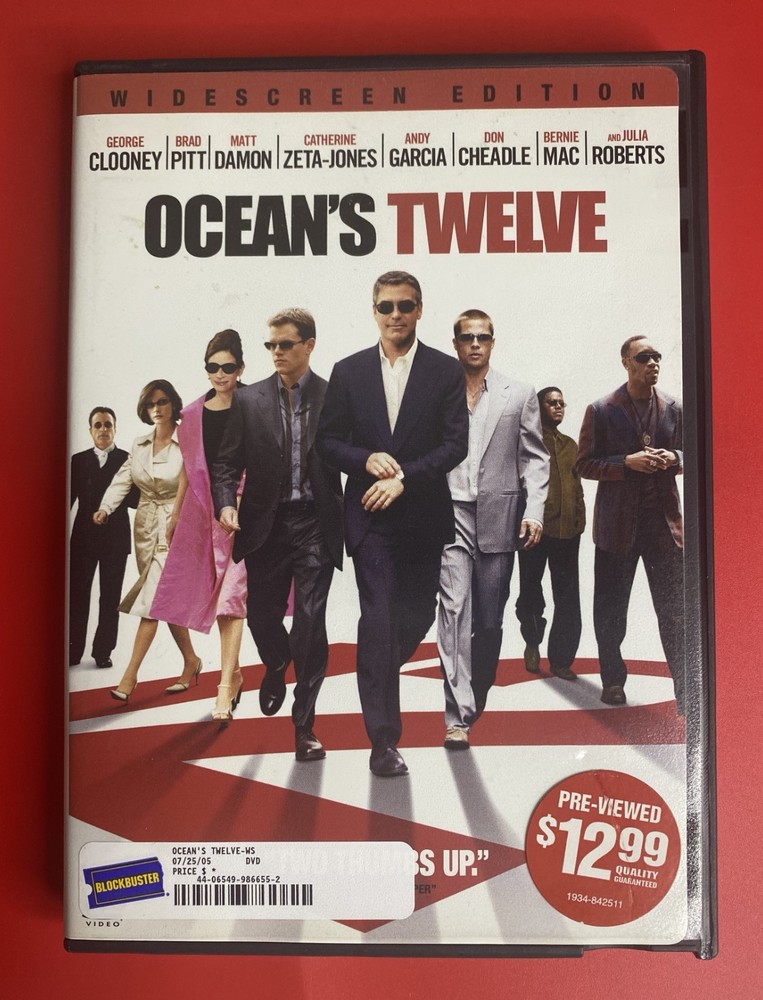 [LOT OF 4] Blockbuster Single Disc DVD Replacement Cases - Authentic Bundle