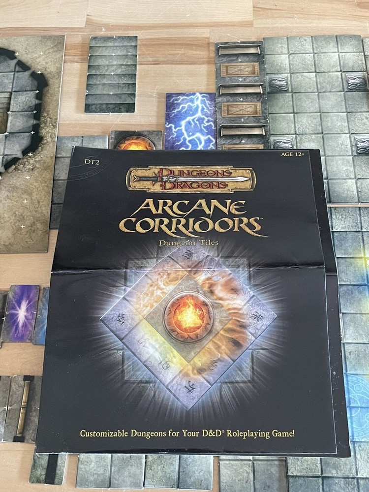 Dungeons and Dragons Accessories Arcane Corrridors Dungeon Tiles Customizable