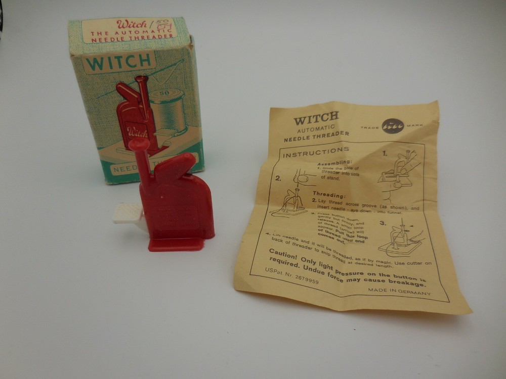 Vintage Witch The Automatic Needle Threader made in Western Germany