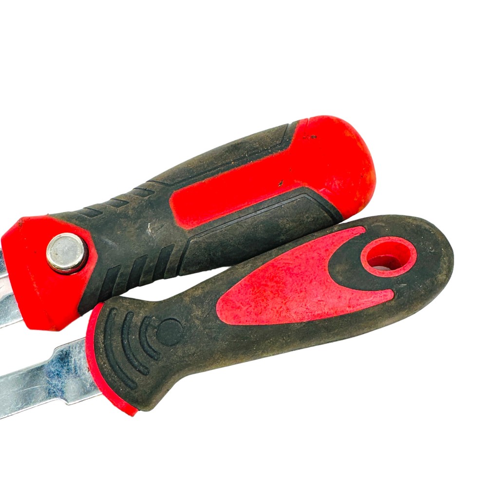 2 Pcs Assorted Extended Reach Razor Scraper and Trim Removal Tool