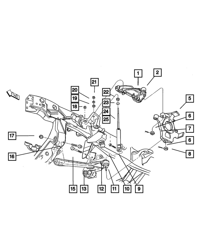 Genuine Mopar Shock Absorber Retainer Upper 52038805