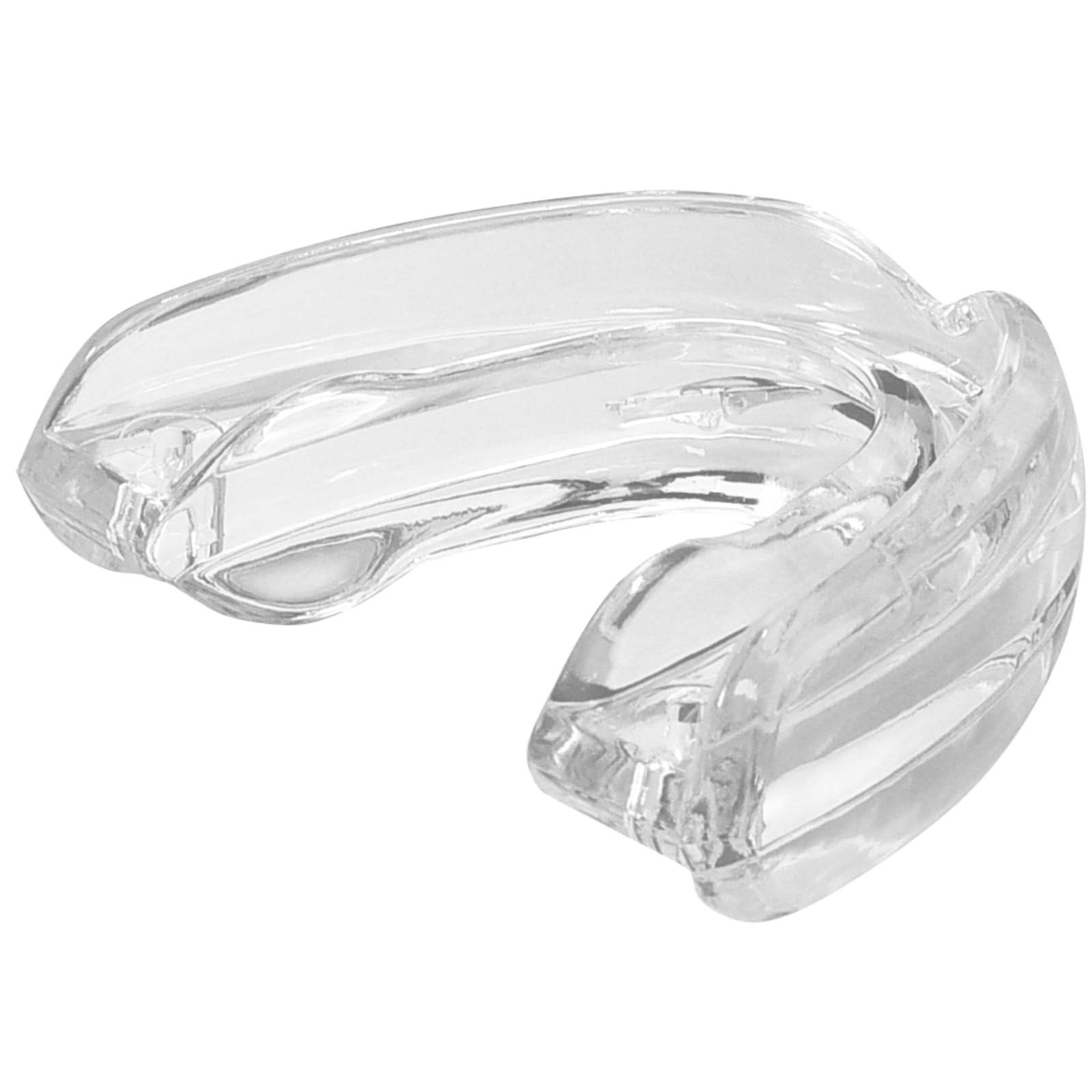 Oral Mart No-Boil (Upper & Lower) Double Mouth Guard for Braces (Pure Clear)