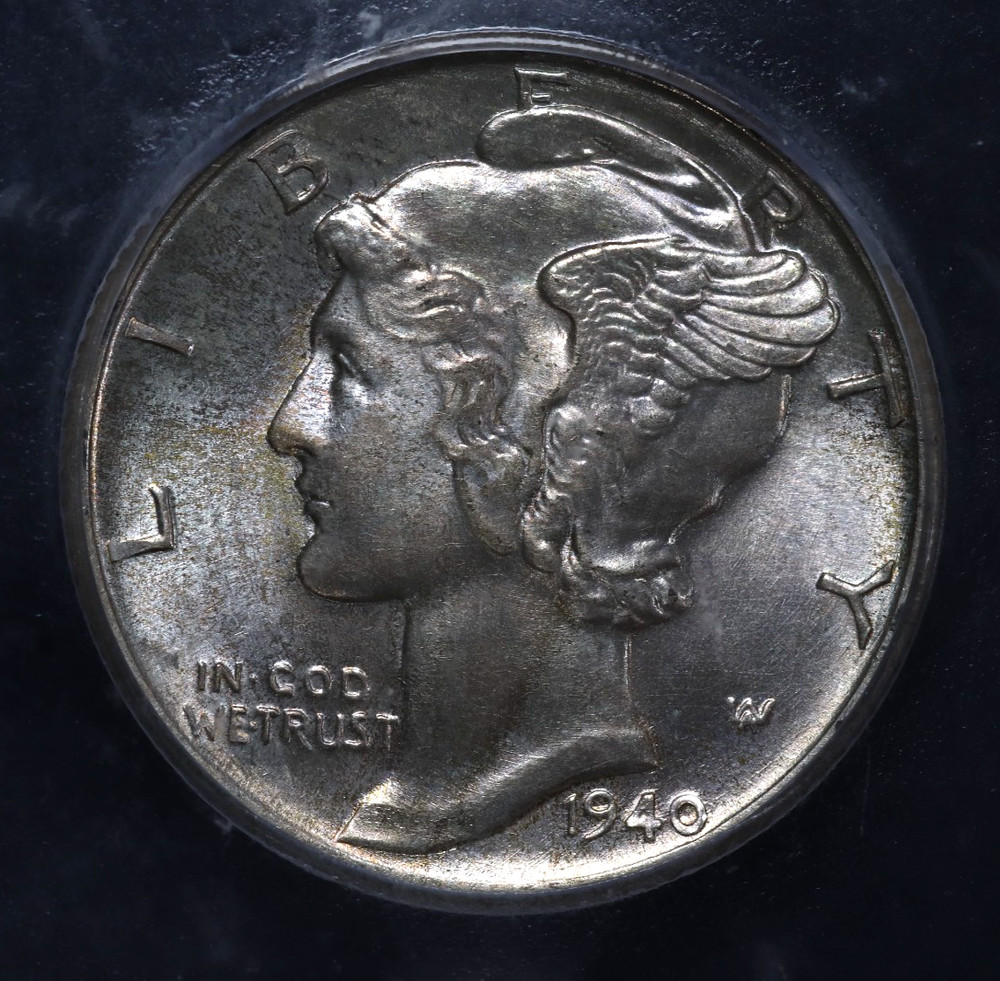 1940 Mercury Dime 10C ICG MS66 FB