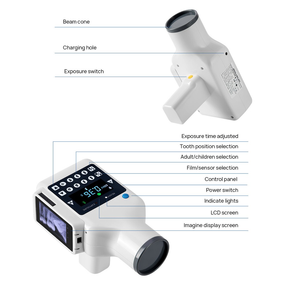 Dental Mobile Unit Digital Machine High Frequency With Digital Sensor Size 2